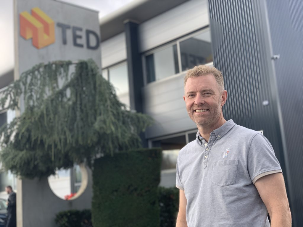 Frank Vampouille préside le groupe V, qui détient les entreprises TED, Parietti, Lacoste et Tedim, dans le Doubs.