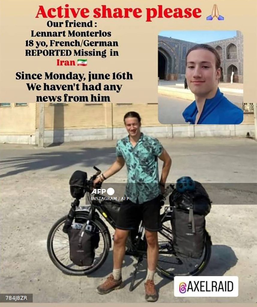 Lennart Monterlos, retenu en Iran depuis le mois de juin, a été libéré ce 8 octobre 2025.