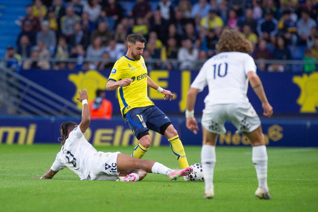 Le défenseur du FC Sochaux-Montbéliard, Mathieu Peybernes.