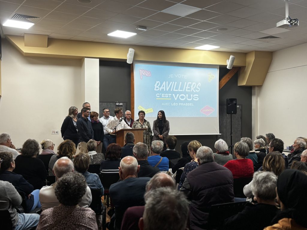 Léo Prassel a lancé la campagne aux élections municipales à Bavilliers, avec la liste "Bavilliers, c'est vous !". | ©DR