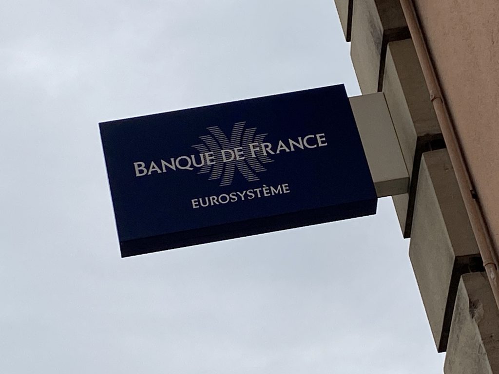 L'enseigne de la Banque de France à Belfort. | © Le Trois P.-Y.R.
