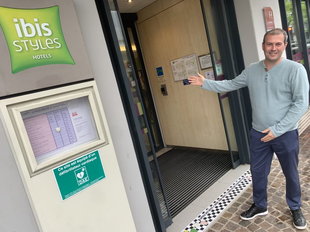 Alix Gauer, directeur de l'Ibis Style du centre, à Montbéliard.