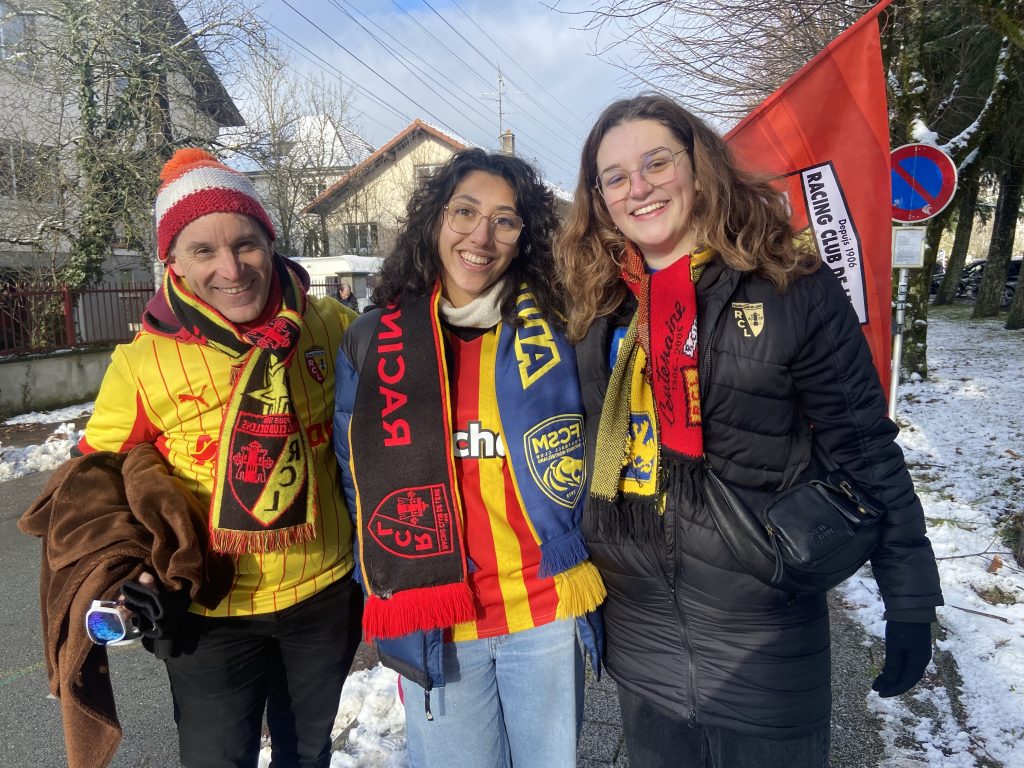 Jérome, Alizé et Clarisse supportent à la fois le RC Lens et le FC Sochaux-Montbéliard.