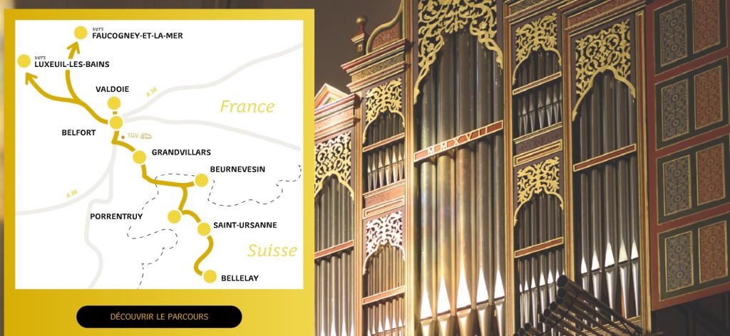 En 2026, le fonds est venu en aide de la Ligne des orges remarquable, pour sa communication. | Copie d'écran site Ligne des orgues remarquables